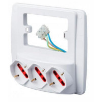 PRESA MULTI PARETE 3PR BIANCA
SCRS94133