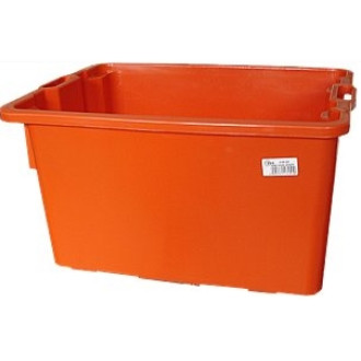 CASSA CHIUSA ARANCIO 50 LT.SOVRAPP. SSS