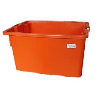 CASSA CHIUSA ARANCIO 65 LT.SOVRAPP. SSS