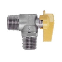 RUBINETTO SFERA GAS METANO 90&deg; MM 1/2