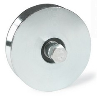 RUOTA DIAM. 100X20 1 CUS. CON BULLONE GOLA A V