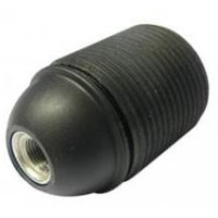 PORTALAMPADE CAMICIA FILETTATA E27 NERO