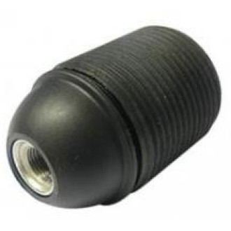 PORTALAMPADE CAMICIA FILETTATA E27 NERO