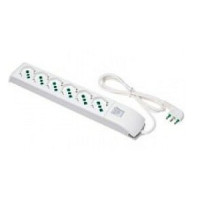 MULTIPRESA  6X2PT SK INT BIANCO FIDO 410200 FME
