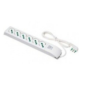 MULTIPRESA  6X2PT SK INT BIANCO FIDO 410200 FME
