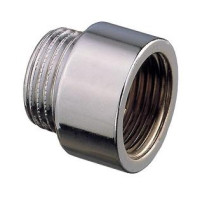 PROLUNGA RIDOTTA M. 3/8 - F. 1/2 OTTONE CROMATO