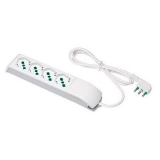 MULTIPRESA FANTON 410110 4X2PT/SK BIANCO