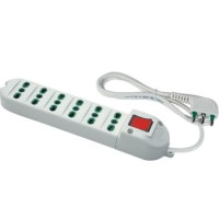MULTIPRESA FANTON 6X2PT INT 41043 BIANCO