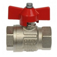 VALVOLA A SFERA C/FARFALLA ALLUM. FF   3/8