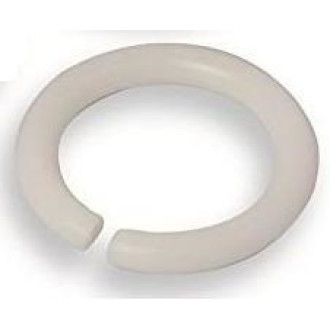 ANELLO PLASTICA TAGLIATO PER CANNE RUB. D.18