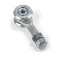 CARRELLO PER CANCELLI SOSPESI CON 2 RUOTE DIAM. 45 MM