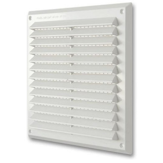 GRIGLIA C/RETE 227X227 PLASTICA BIANCA C/FORI
