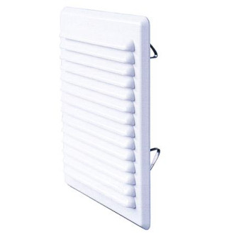 GRIGLIA C/RETE 227X227 PLASTICA BIANCA