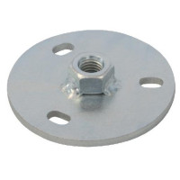 FLANGIA TONDA DIAM.70 MM CON ATTACCO 1/2