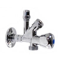 RUBINETTO SOTTOLAVABO CROMATO CON ATTACCO LAVATRICE M 1/2