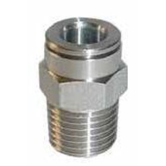 RACCORDO RAPIDO RILSAN FISSO CONICO 3/8 DIAM 8