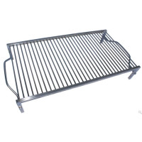GRATICOLA TONDINO INOX CM. 100 C/MANIGLIE LATERALI SMONTABILE