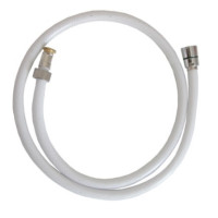 FLESSIBILE DOCCIA RETIFLEX PVC RETINATO BIANCO CM.150