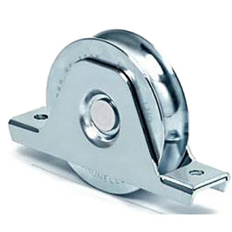 RUOTA PER CANCELLI SUPPORTO INTERNO GOLA U DIAM. 160 MM
