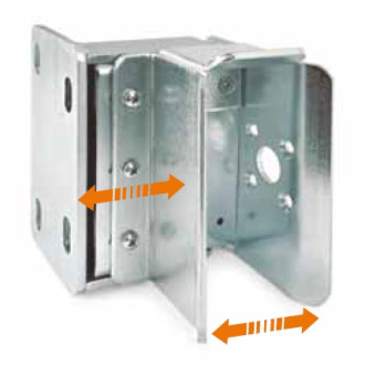 INCONTRO FINECORSA GRANDE DI SICUREZZA REGOLABILE A FISSAGGIO LATERALE