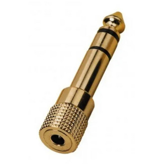ADATTATORE MINI JACK/JACK DORATO STEREO