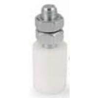 RULLI GUIDA NYLON CILINDRICI A PERNO LUNGO DIAM 25 MM M14