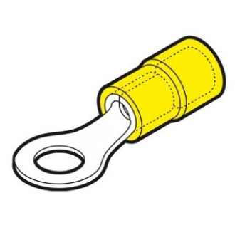 FASTON OCCHIELLO GIALLO 4,2 MM