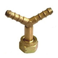 RACCORDO PORTAGOMMA DUE VIE GAS GPL C/DADO