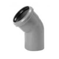 TUBO HTB CURVA 45&deg; &Oslash;40 SCARICO