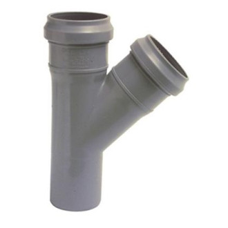 TUBO HTEA BRAGA 45&deg; &Oslash;32/32 SCARICO