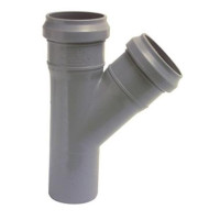 TUBO HTEA BRAGA 45&deg; &Oslash;40/40 SCARICO
