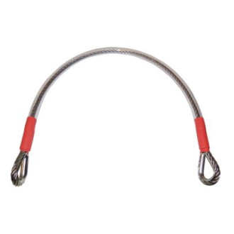 FUNE ANTICADUTA PER CANCELLI A BATTENTE 500 MM INOX