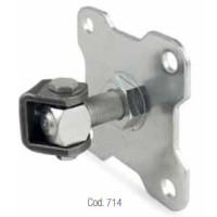 CARDINE PASSO FINE M24X2 CON CAVALLOTTO E PIASTRA REGOLABILE PER CANCELLI