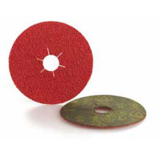 DISCHI FIBRATI MET EVO CERAMICI DIAM.125 MM GR60 FORO CROCE