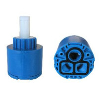 CARTUCCIA UNIVERSALE 2 PIOLI FONDO BASSO DIAM. 40 MM BLU