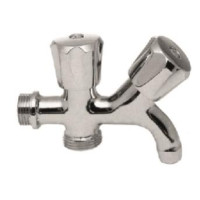 RUBINETTO DUPLEX CROMATO 1/2-3/4